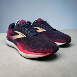 Brooks Ghost 16 Womens Size 9.5 B Medium Running Shoes Navy Pink 1204071B422